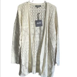 Marled Knitted Cardigan